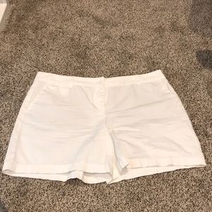 White shorts by Ann Taylor Loft